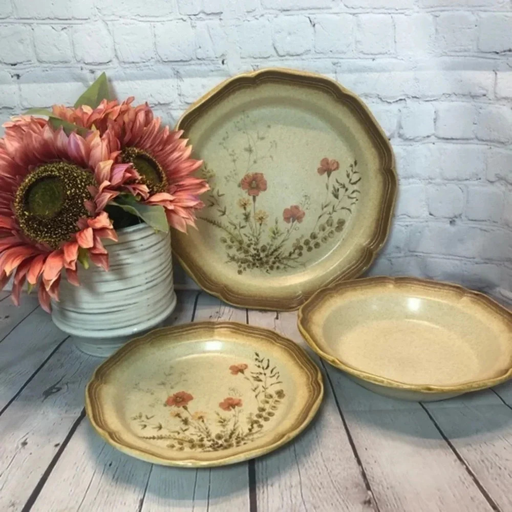 Vintage mikasa WHOLE WHEAT JARDINIERE dinnerware serving set